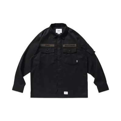 WTAPS Flyers L/S Cotton Weather "Black"