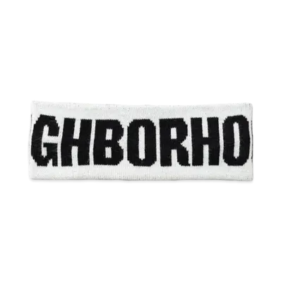 NEIGHBORHOOD Logo Hair Band "White"