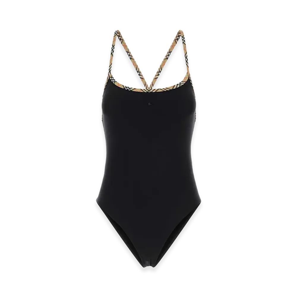 Burberry Women's Stretch Nylon Swimsuit "Black"