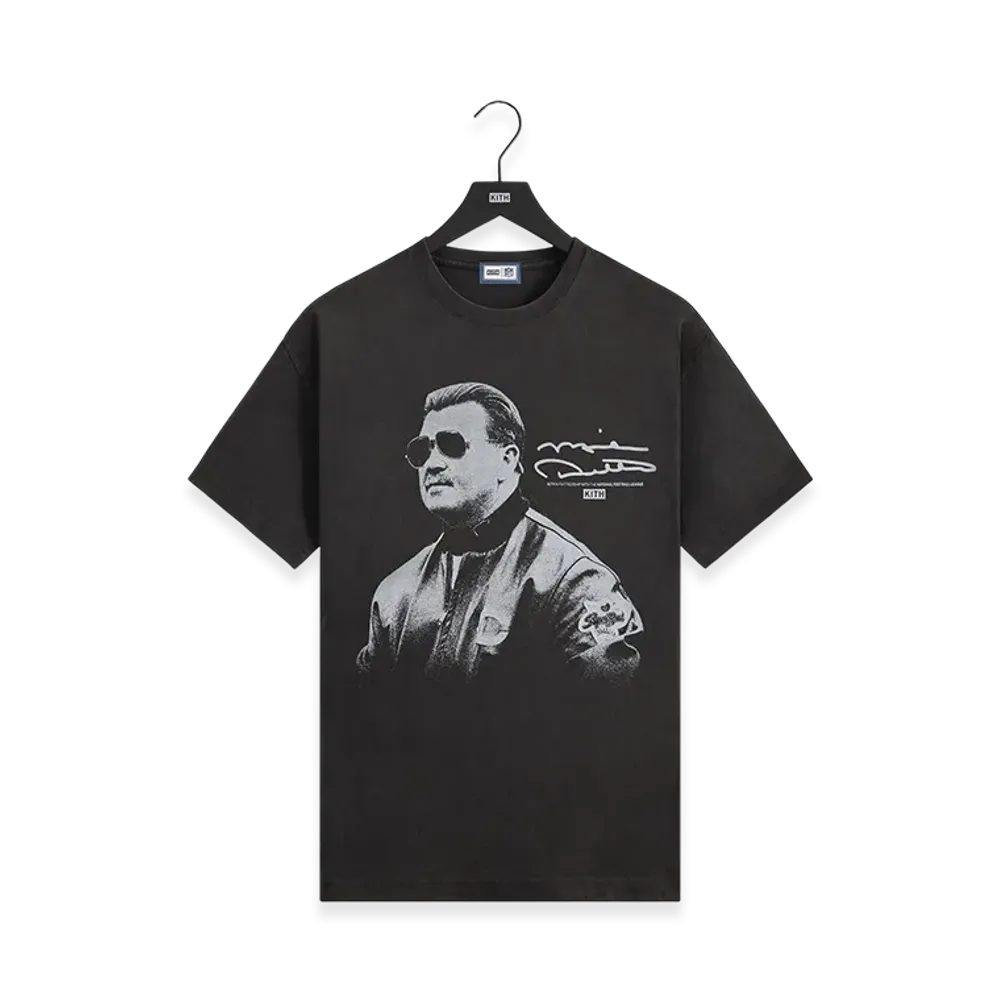 Kith x the NFL Mike Ditka Vintage Jones Tee "Black"