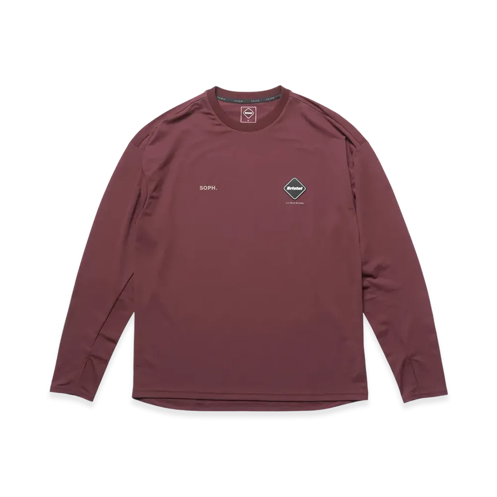 F.C.Real Bristol L/S Athletic Top "Burgundy"