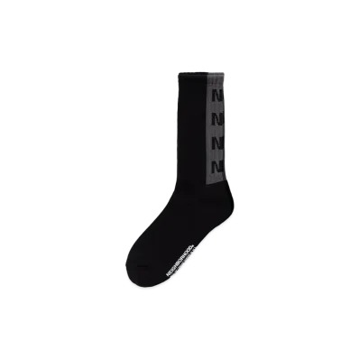 NEIGHBORHOOD NH Logo Socks "Black"