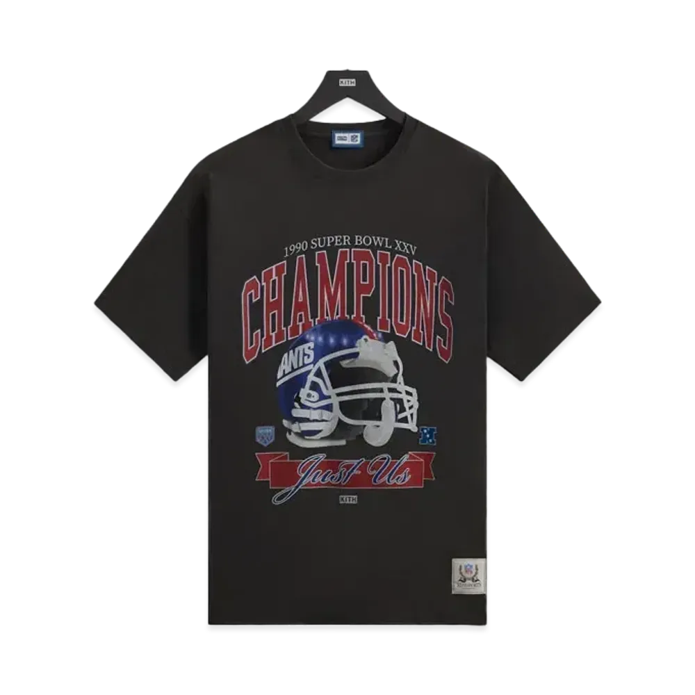 Kith x the NFL: Giants Superbowl Vintage Tee "Black"