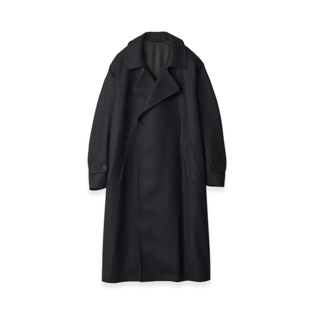 ssstein Oversized Double Breasted Coat "Black"