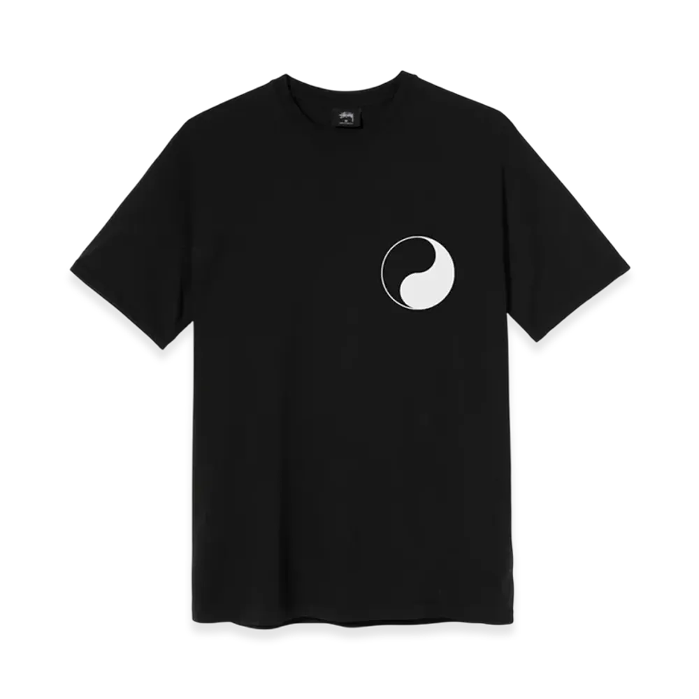 Stussy x Our Legacy Ying Yang Pig. Dyed Tee "Black"