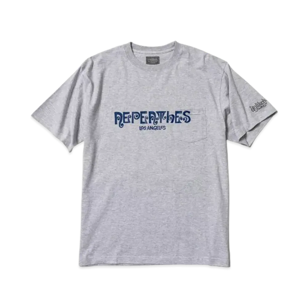 Unlikely x Nepenthes Los Angeles x Yusuke Hanai Logo Pocket T-Shirt Short Sleeve "Ash Gray"