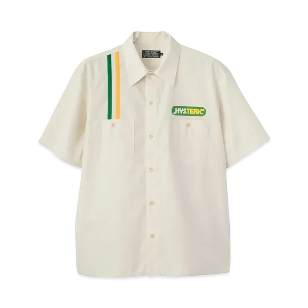 HYSTERIC GLAMOUR Hysteric Way Engineer Shirt "White"