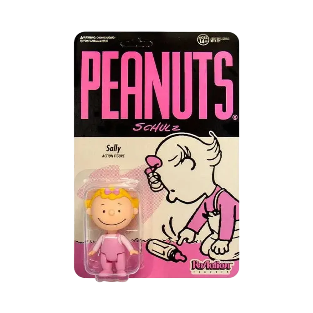 Super7 Peanuts ReAction Action Figure Pajama Sally "Multicolor"