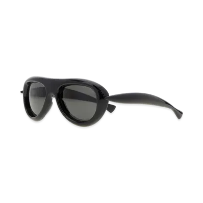 Bottega Veneta Women's Acetate Sardine Sunglasses "Black"