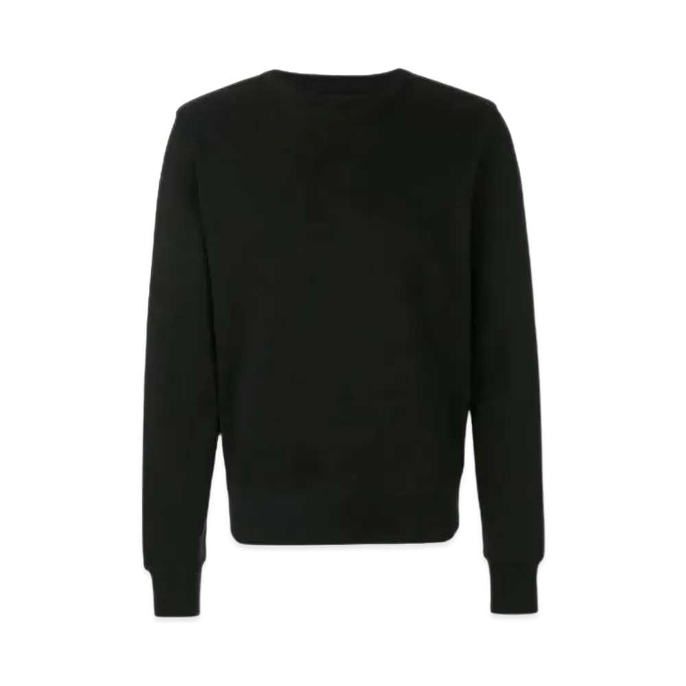Maison Margiela Elbow Patch Cotton Sweatshirt "Black"