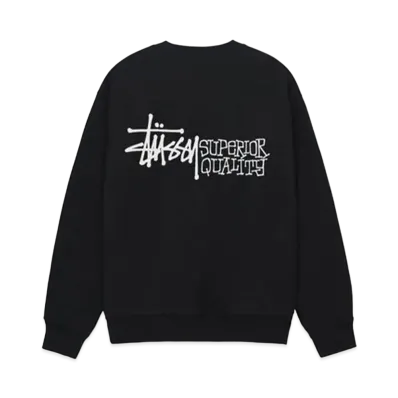 Stussy Superior Quality Crew "Black"