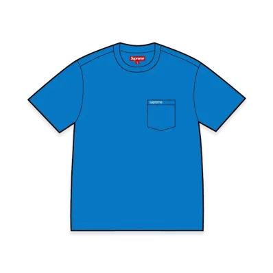 Supreme S/S Pocket Tee "Blue" (26SS)
