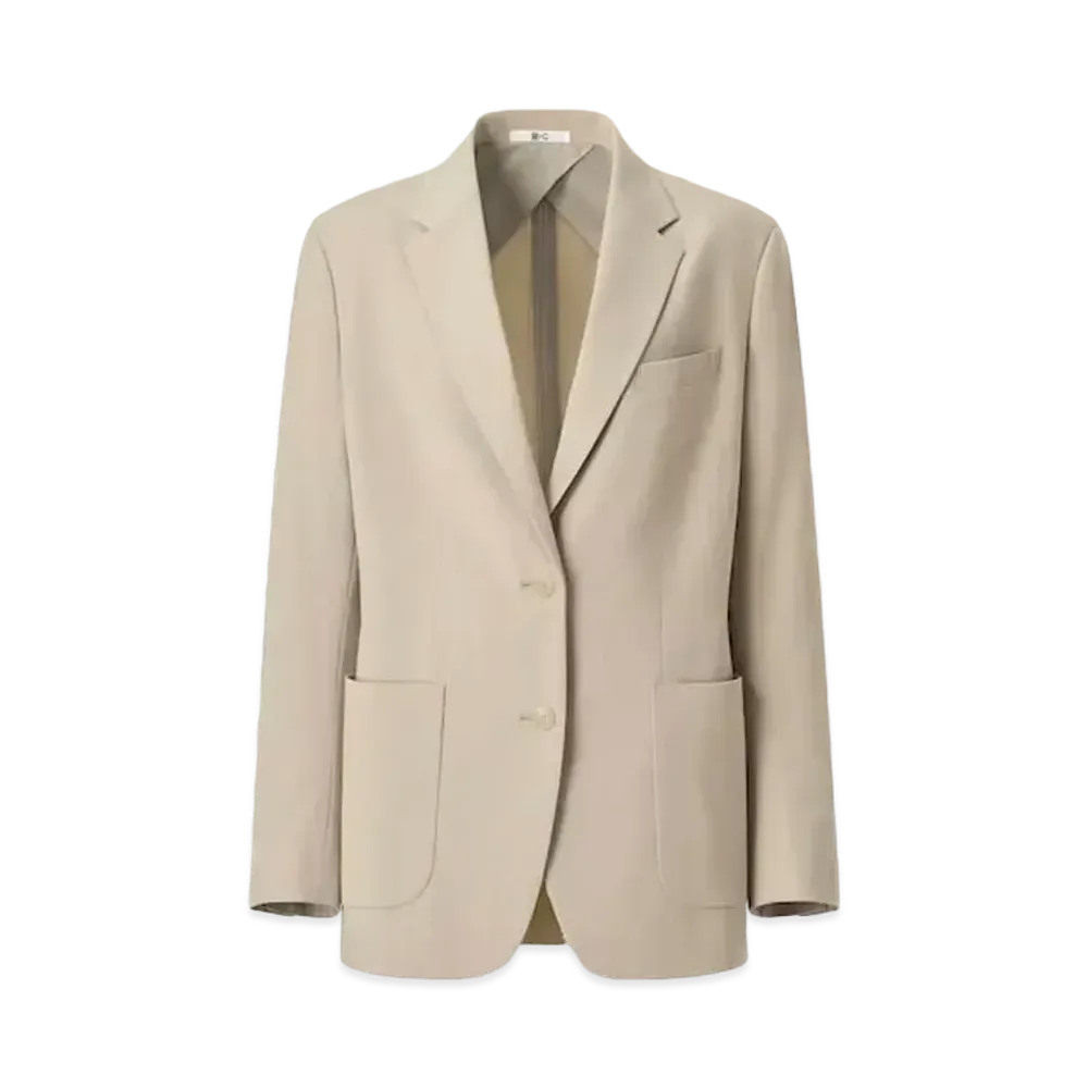 Uniqlo :C Relaxed Tailored Jacket (Setup) "Beige"