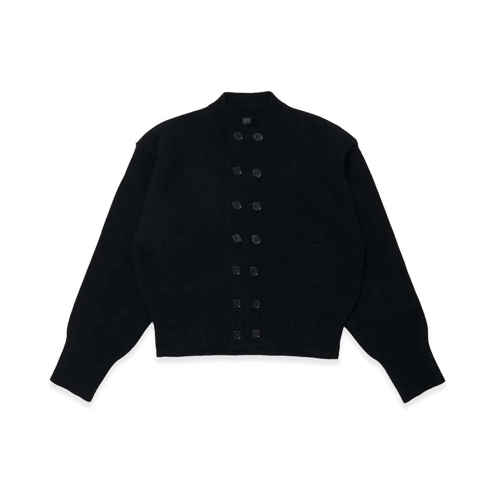 T.T Taiga Takahashi LOT.506 DB Cardigan "Black"
