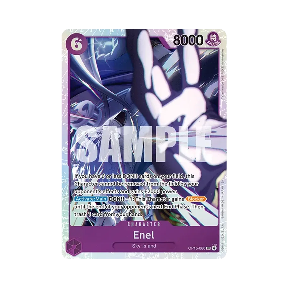 エネル SR :上位記念品 [OP15-060](プロモーションカード「フラッグ