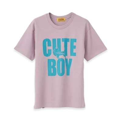 HYSTERIC GLAMOUR Cute Boy Tee "Purple"