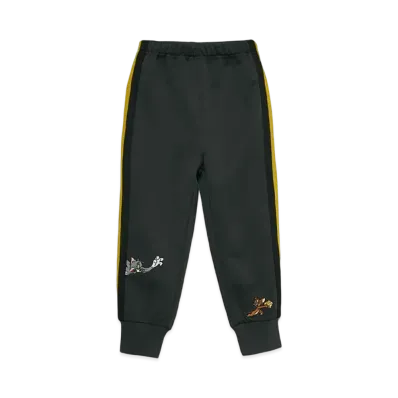 graniph x Tom and Jerry Chase 3 Kids Tracksuit Pants "Sumikuro"