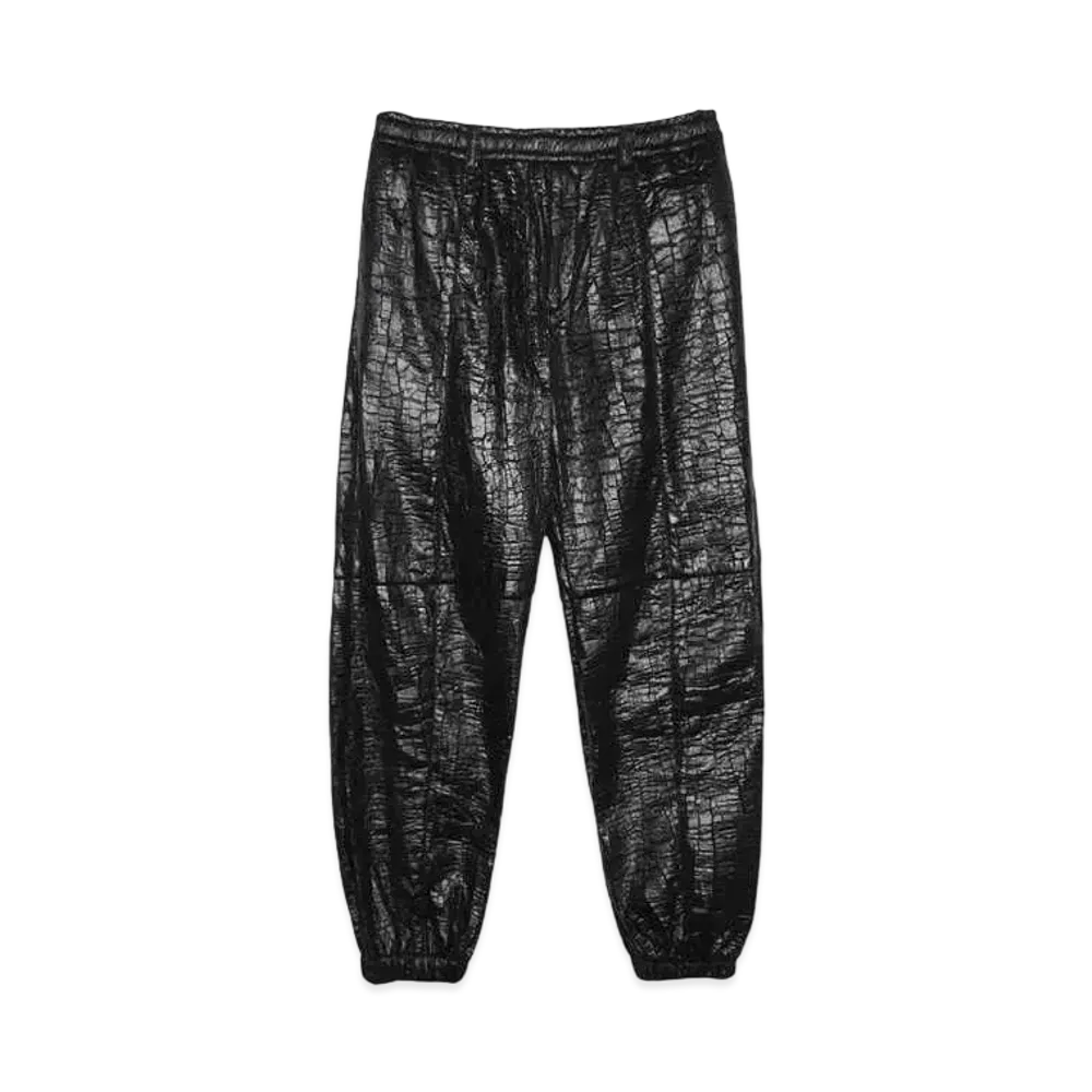 TAAKK LEATHER LIKE TROUSERS "BLACK"