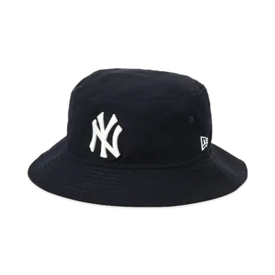 WILDSIDE Yohji Yamamoto x NEW ERA Bucket-01 New York Yankees Navy Gabardine Hat "Navy"