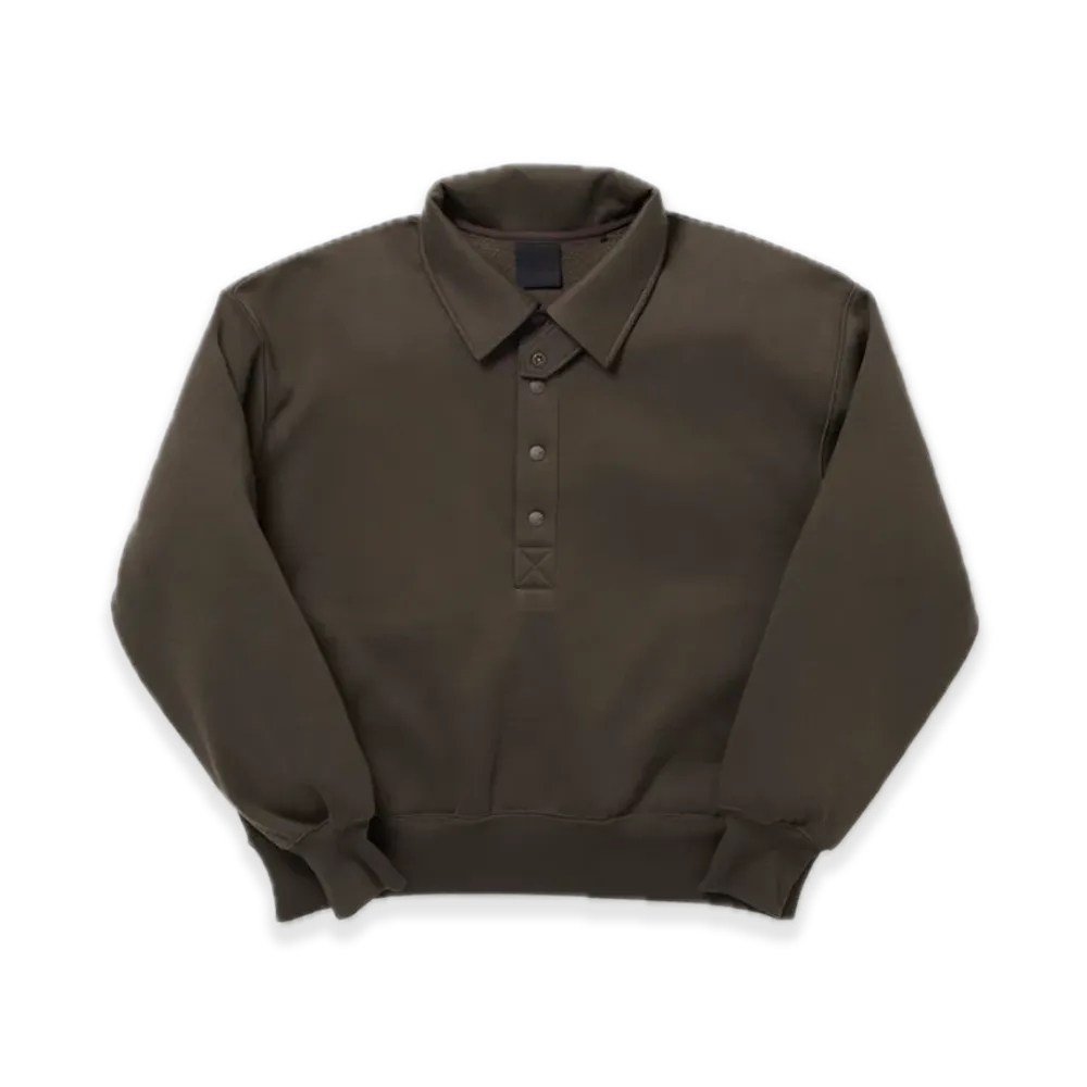 DAIWA PIER39 W's Tech Sweat Snap Pullover "Brownkhaki"