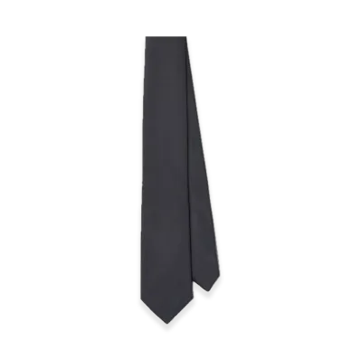 PRADA Satin Tie "Gray"