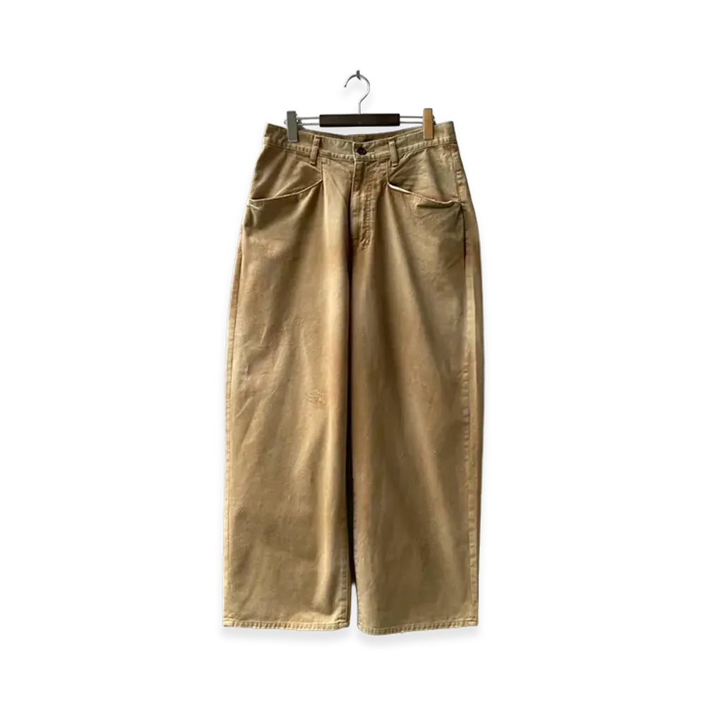 ANCELLM x GARDEN Wide Chino Slacks EX / ANC-GRD-PT01 "Brown"