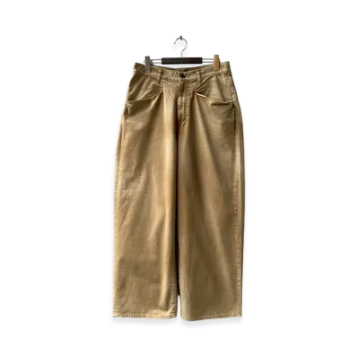 ANCELLM x GARDEN Wide Chino Slacks EX / ANC-GRD-PT01 "Brown"