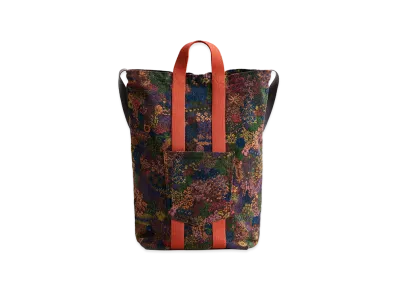 NICENESS P.Vale Floral Corduroy Tote Bag "Charcoal"