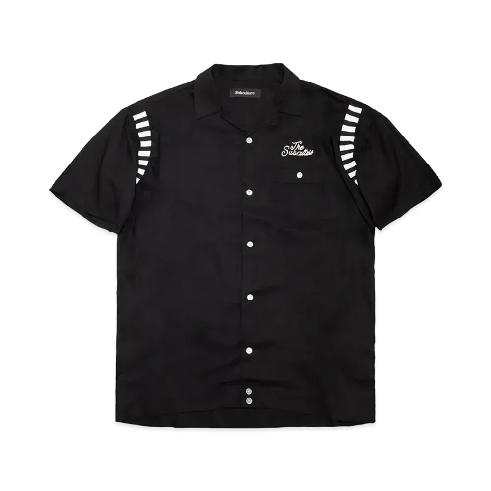 SubCulture Bowling Shirt "Black"