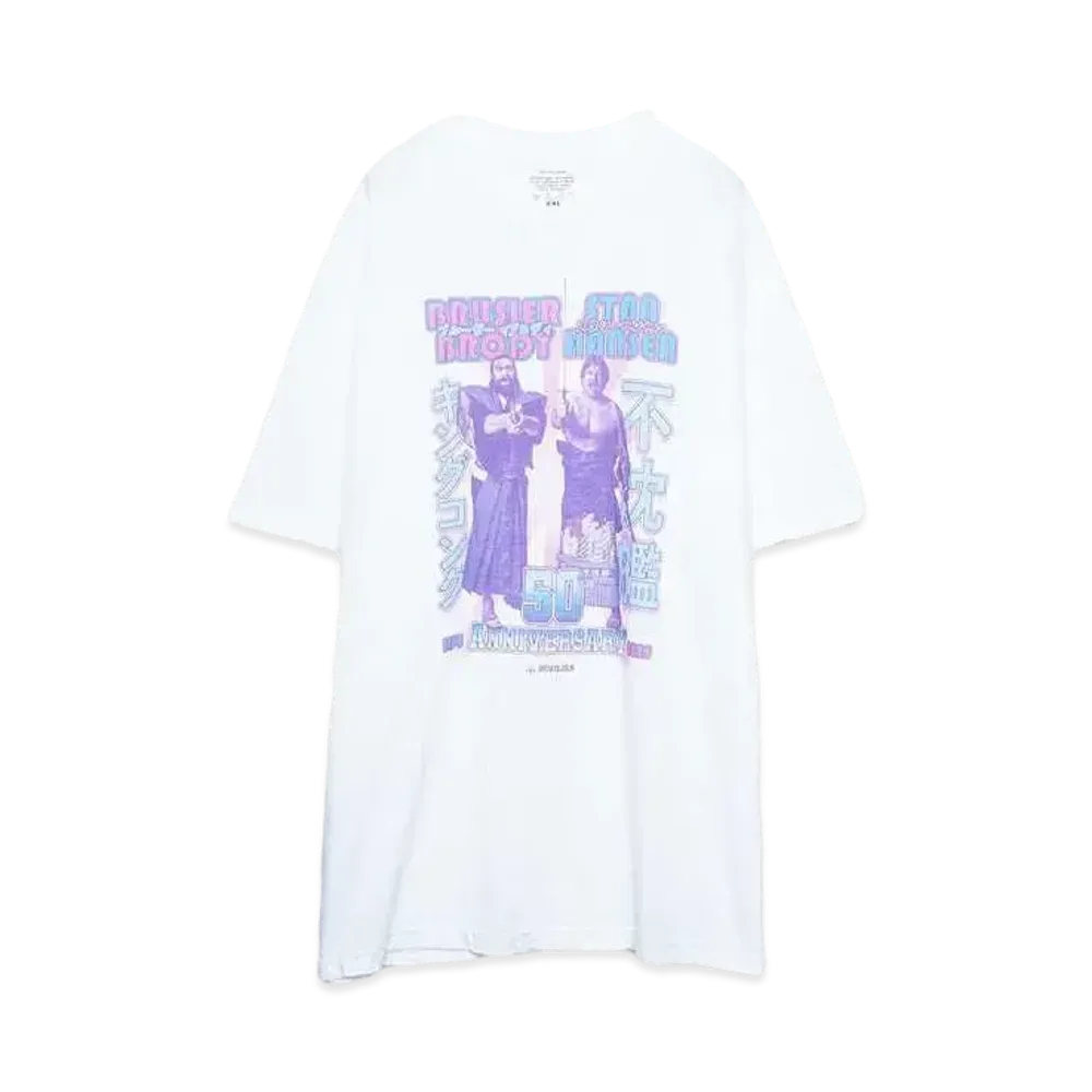 DEVILOCK Hansen & Brody Tee Designed by El Phantasmo from NJPW "WHITE"