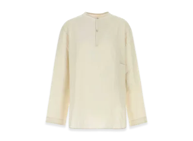 LEMAIRE Poplin Vareuse Shirt "Beige"