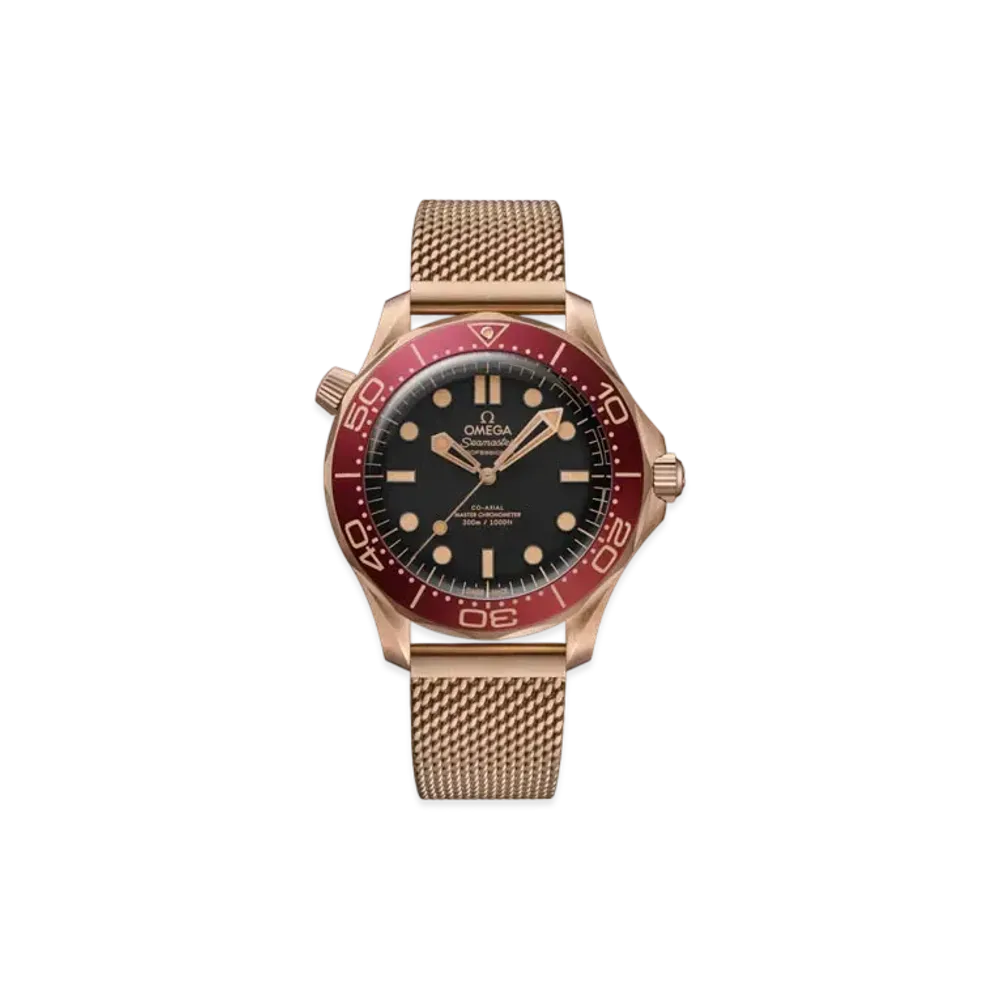 OMEGA Seamaster Diver 300M 42MM "Bronze Gold/Black/Burgundy" 210.90.42.20.01.003