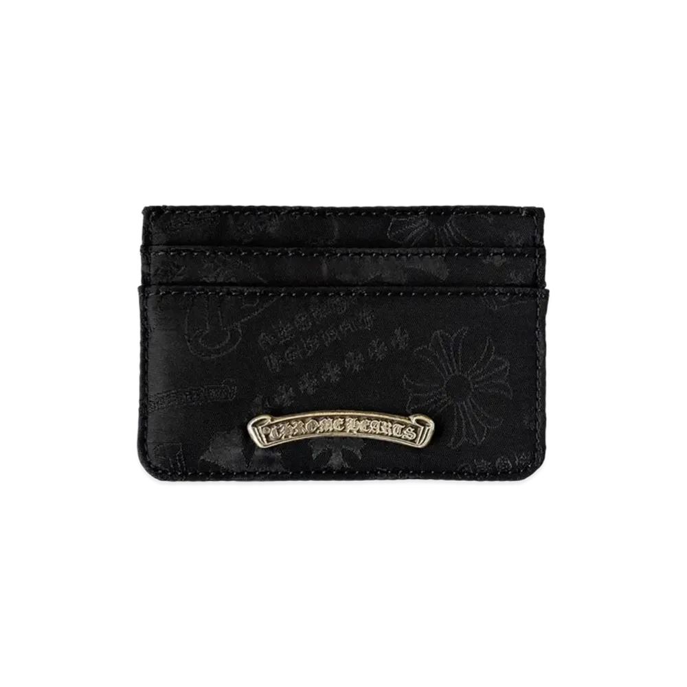 Chrome Hearts Double Side Multi Motif Card Case "Black"