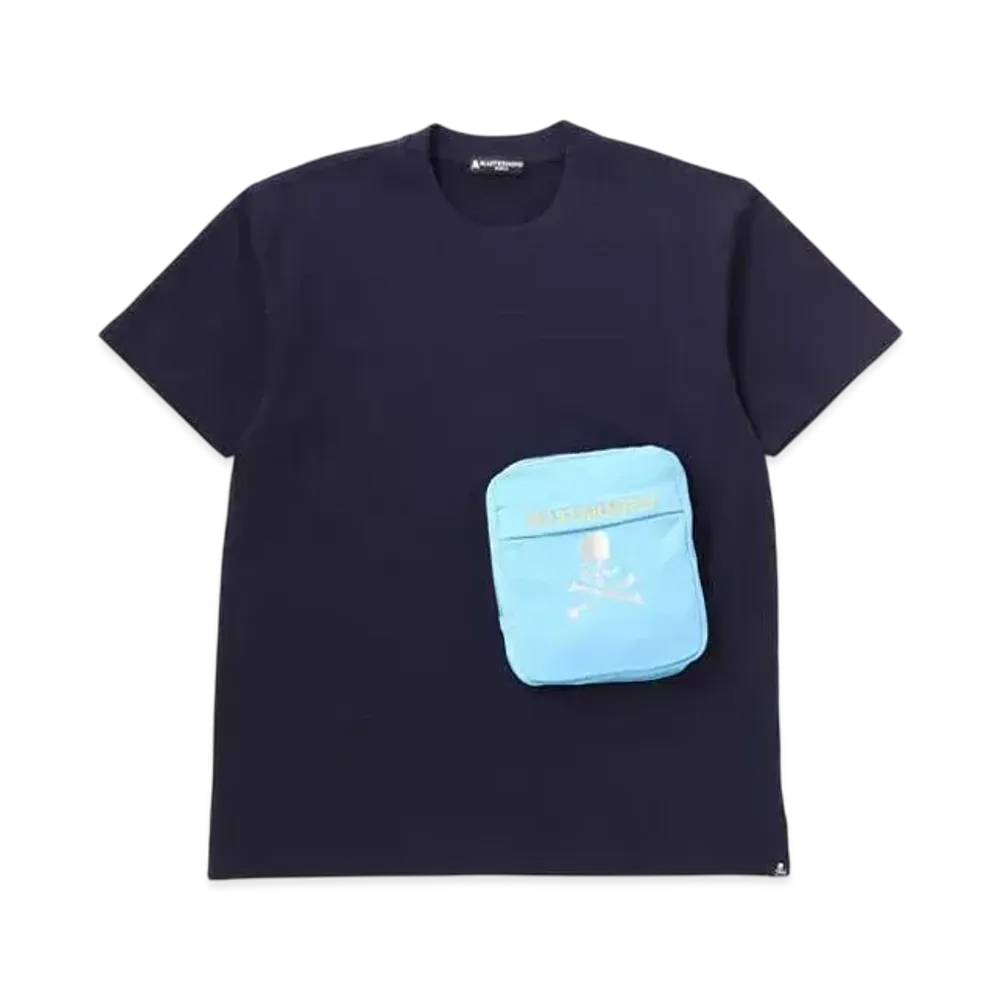 mastermind WORLD Bag Pocket SS Crewneck 1 "Navy"