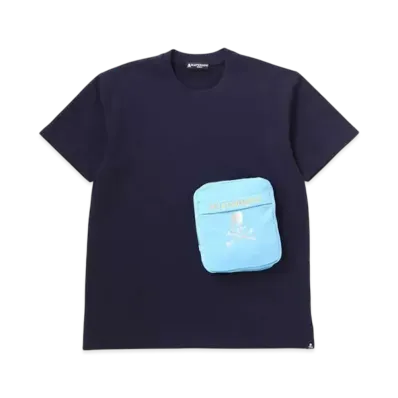 mastermind WORLD Bag Pocket SS Crewneck 1 "Navy"