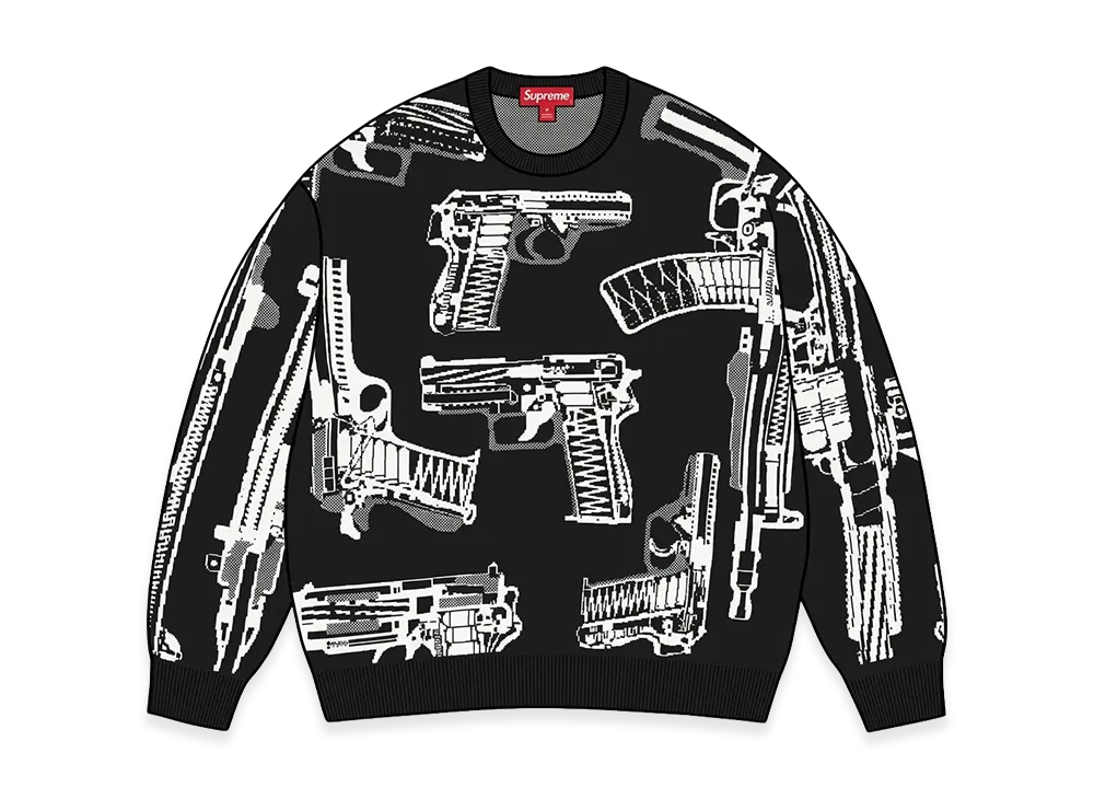 Supreme Guns Sweater "Black"