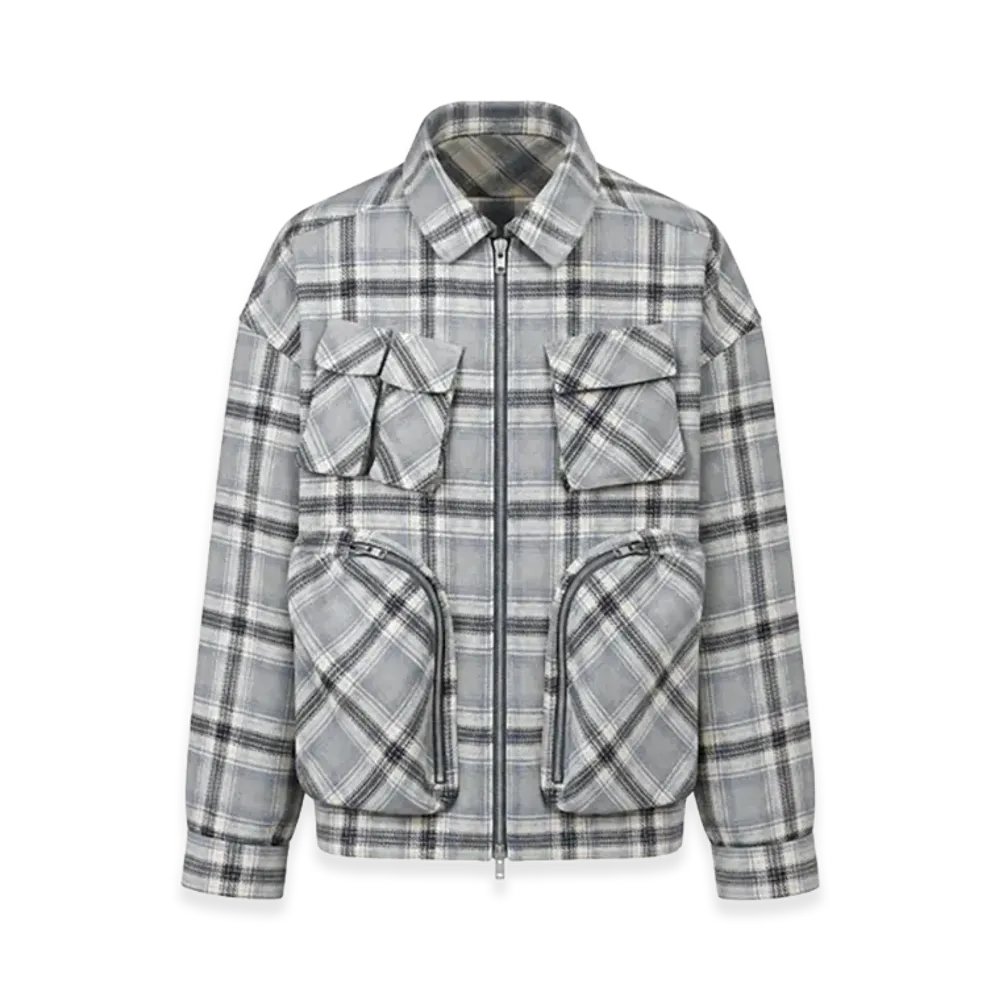 BREATH Check BDU Jacket "Blue"