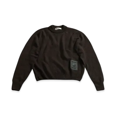 OUR LEGACY Knitted Roundneck "Brown Cashmere"