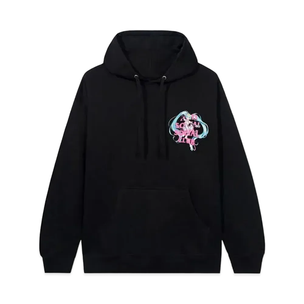 ANTI SOCIAL SOCIAL CLUB x GOOD SMILE RACING HATSUNE MIKU HOODIE "Black"