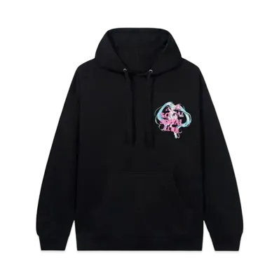 ANTI SOCIAL SOCIAL CLUB x GOOD SMILE RACING HATSUNE MIKU HOODIE "Black"
