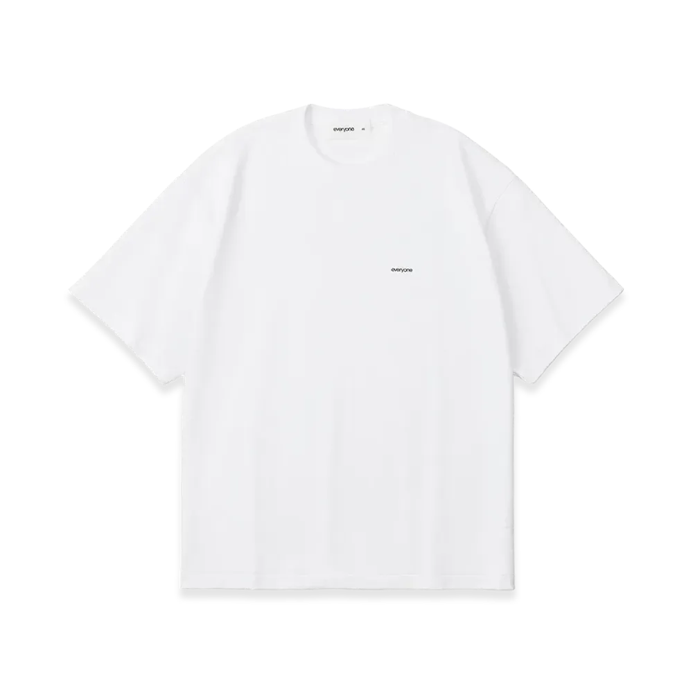 everyone Women's Original Logo American Cotton Tee Petit "White"