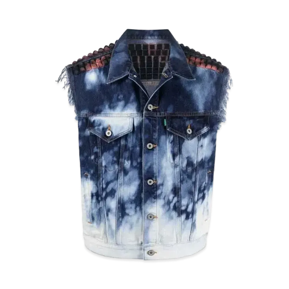 doublet Bleach Denim Gilet "Denim"
