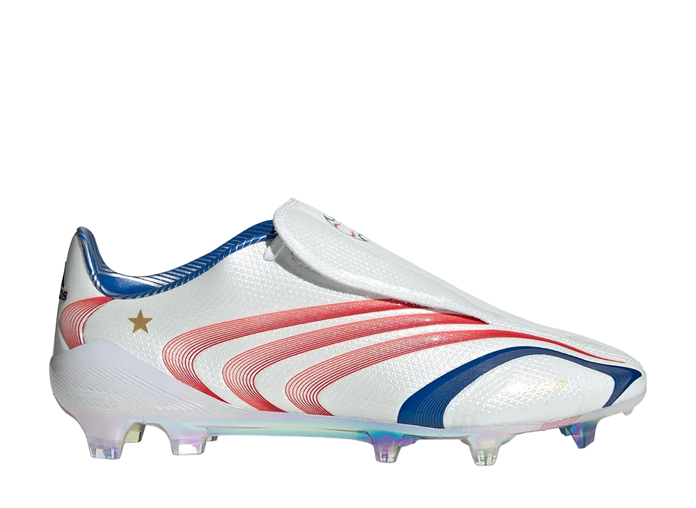 adidas F50 Tunit FG "Cloud White/Vivid Red/Royal Blue"