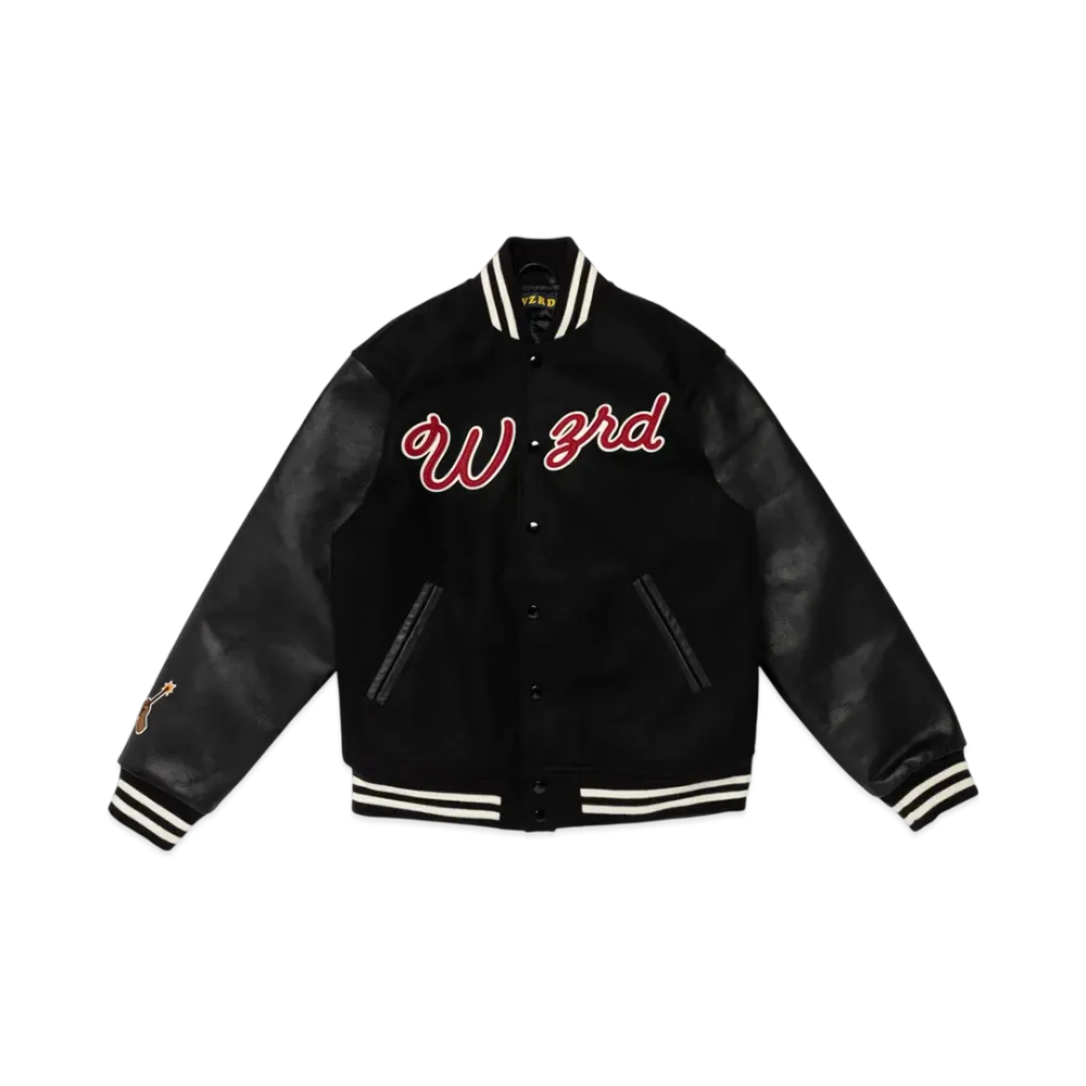 WZRD Varsity Jacket "Black"