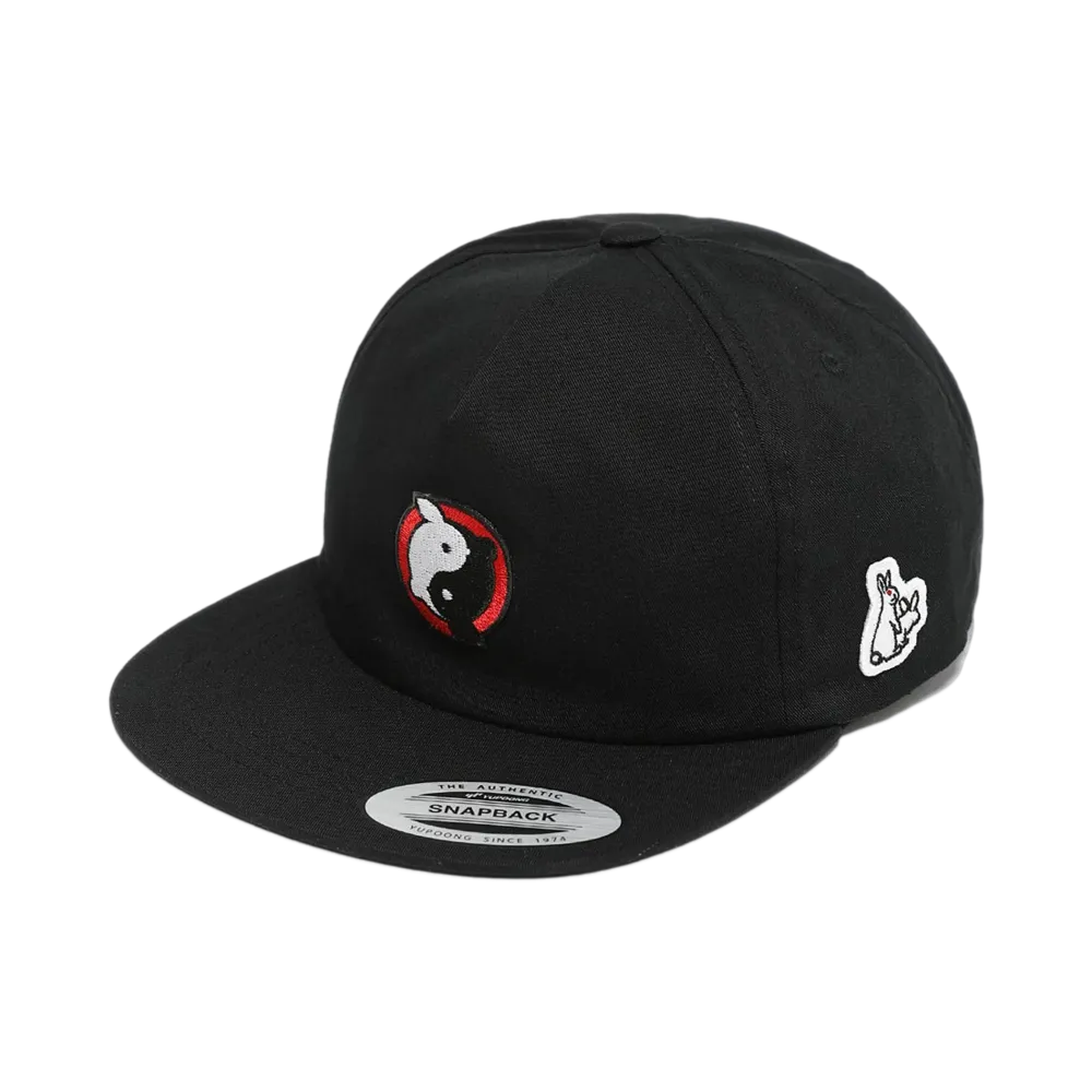 FR2 Yin & Yang Rabbits Cap "Black"