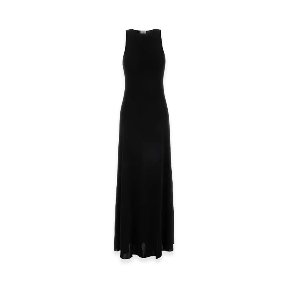 Saint Laurent Women's Viscose Blend Dress "Black"