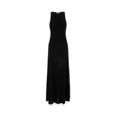 Saint Laurent Women's Viscose Blend Dress "Black"