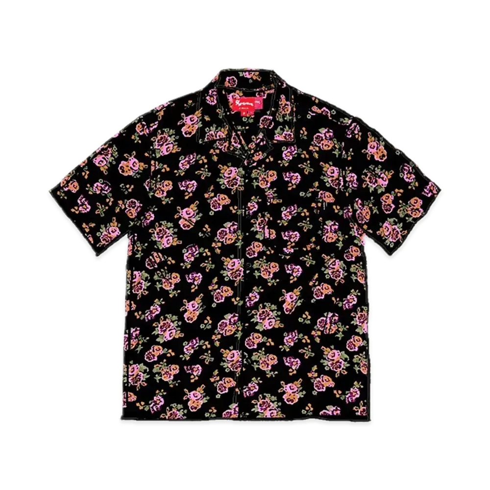 Supreme Floral Rayon S/S Shirt "Black"