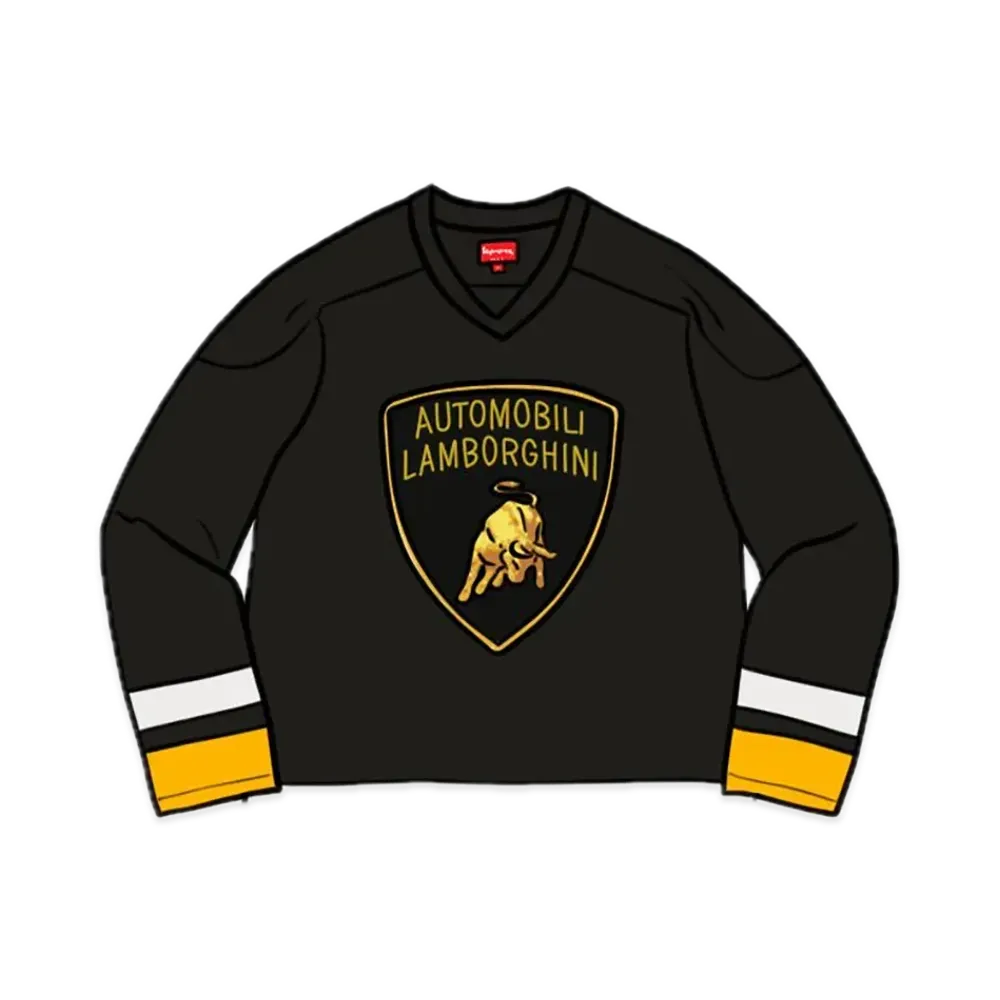 Supreme x Lamborghini Hockey Jersey "Black"