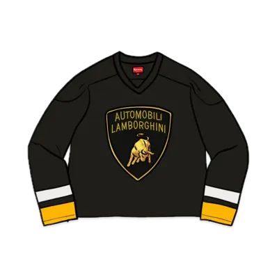 Supreme x Lamborghini Hockey Jersey "Black"